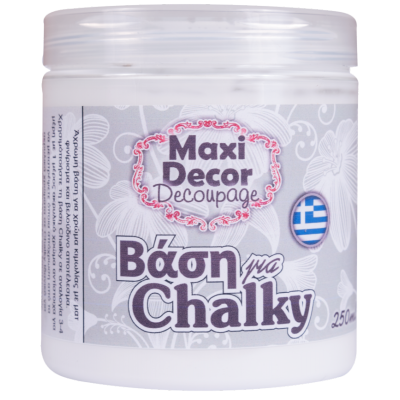 Βάση για Χρώματα Κιμωλίας Chalky Maxi Decor 250ml Άχρωμη_BCH22007259 